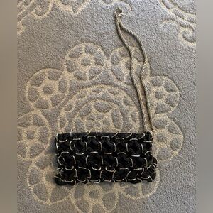 Cult Gaia raffia chain Link Clutch